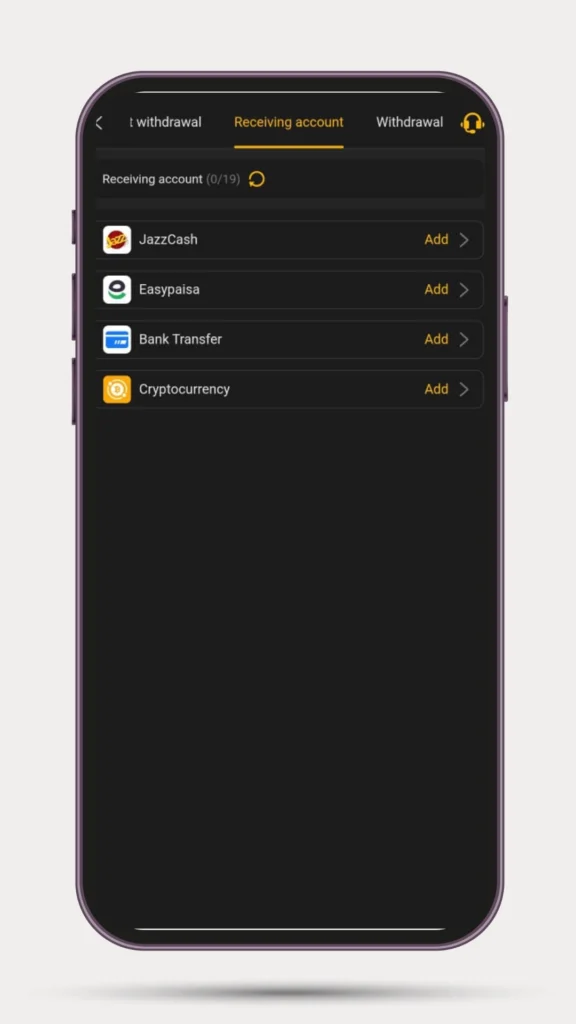 Withdrawal method in 92PK BET Game.